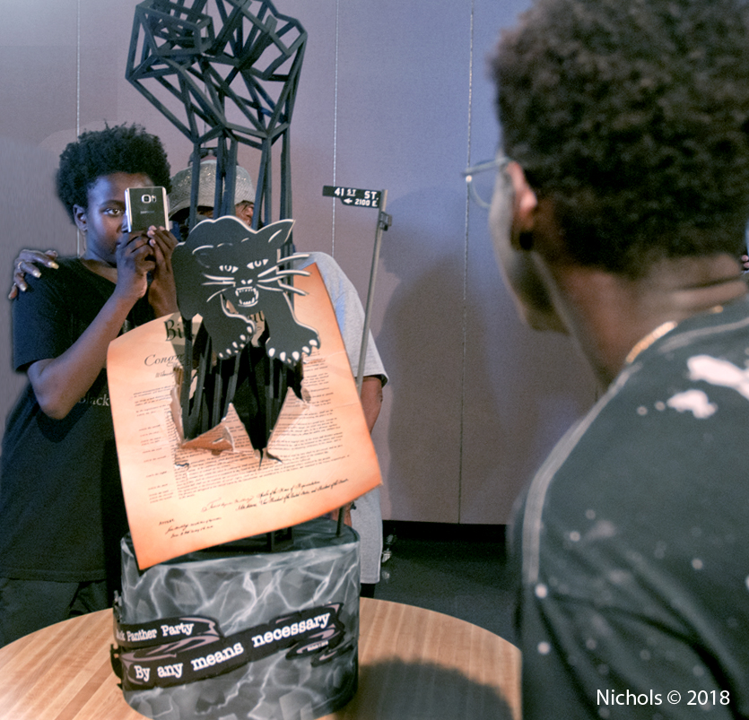 Black Panthers Memorial Sculpture Design